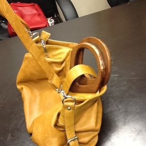 Yellow summer purse